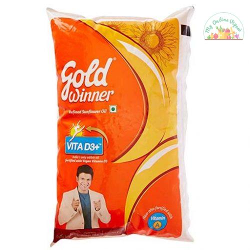 Gold Winner Refined Sunflower Oil 1Ltr