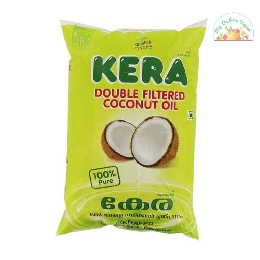 Kera Double Filtered Pure Coconut Oil Velichenna1Ltr