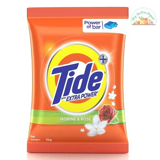 Tide Plus With Extra Power Jasmine And Rose Detergent Washing Powder – 1 Kg
