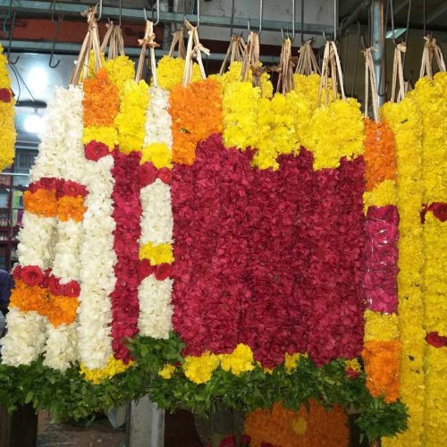 Navratri Arali Poovu Haaram White Garland