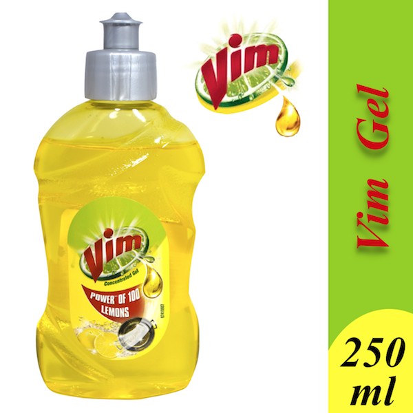 Vim Dish wash Gel Lemon 250ml