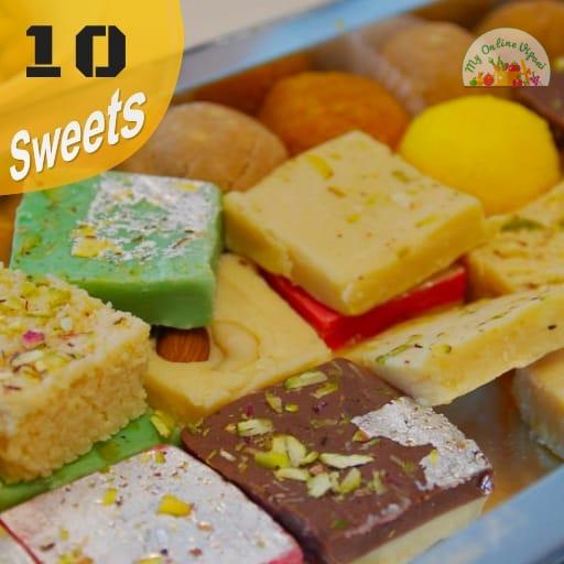 Diwali Sweet Box 10 Items