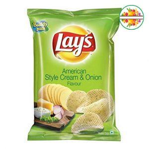 Lays American Style Cream & Onion flavour - My Online Vipani