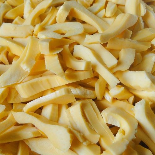 Round Sliced Unripe Jack Fruit