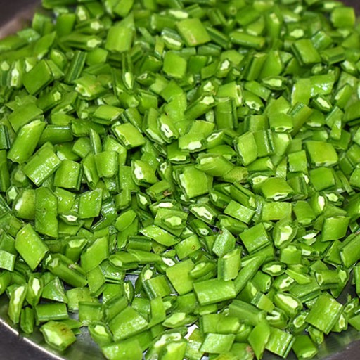 Chopped Cluster Beans Cheeni Amarakka