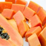 Fresh Cut Papaya