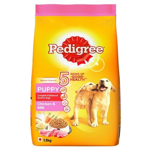 Pedigree Puppy Dry Dog Food Chicken Milk pack