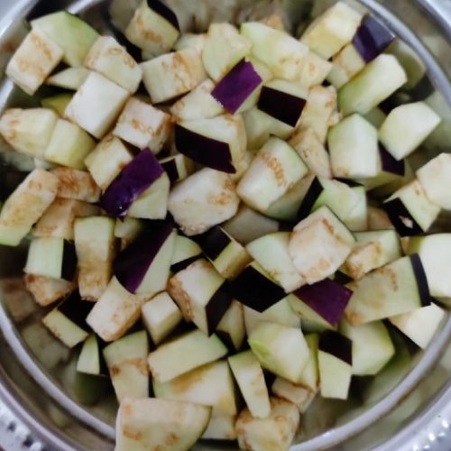 Small Cut Brinjal 500gm
