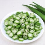 Chopped Okra 250gm Vendakkaya Ladies Finger