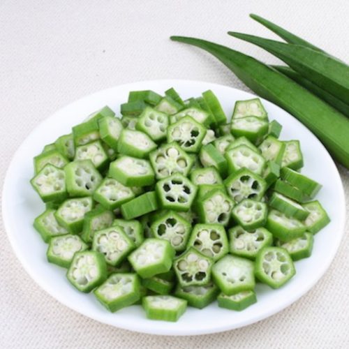 Chopped Okra 250gm Vendakkaya Ladies Finger