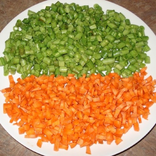 Chopped Beans Carrots 250gm