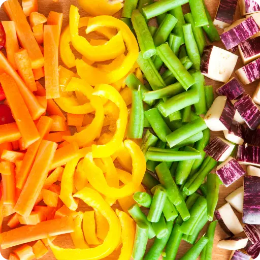 Cut Vegetables